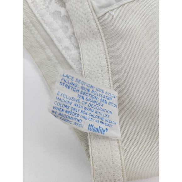 Vintage Anthony Richards Gray Floral Lace Front Closure Wire Free Bra Size 40C - Picture 4 of 9